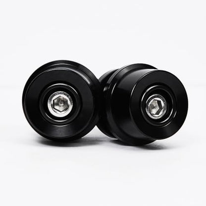 M6 Paddocks Swing Arm Spools For YZF R1 R3 R6 R7 R9 R25 R125 MT-03 MT-09 RS660 Tuareg 660 RSV4 RS 457 Shiver 750 Monster 695 696 950 821 796 937 Motorcycle Swingarm Spools Slider Stand Screw (Black) - color: Black