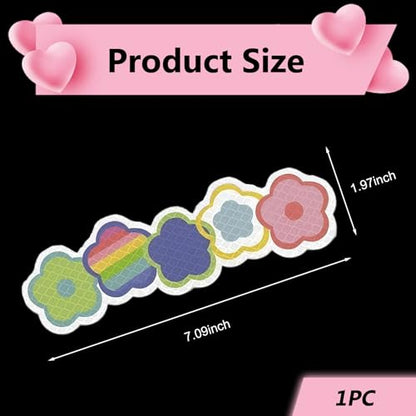 Car Reflective Sticker, Cute Flower High Intensity Reflective Safety Decal, Waterproof & Scratch-Covering Decor Sticker, Universal for Most Cars, Motorcycles, Helmets & Bikes - size: Flower