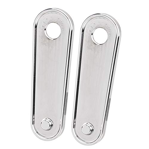 Chrome Motorcycle Rear Passenger Floorboard Foot Peg Frame Plates Compatible for 1993-2023 Harley Electra Road Street Glides Road Kings & Trikes - color: Chrome