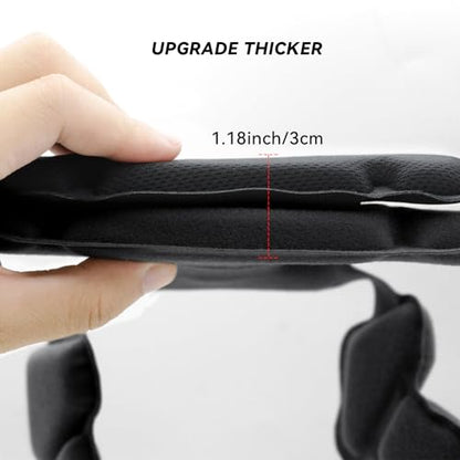 Tactical Helmet Pads - Universal Replacement Internal Memory Foam Pad Inserts for ACH, MICH, EXF Helmets - color: 3rd-Black