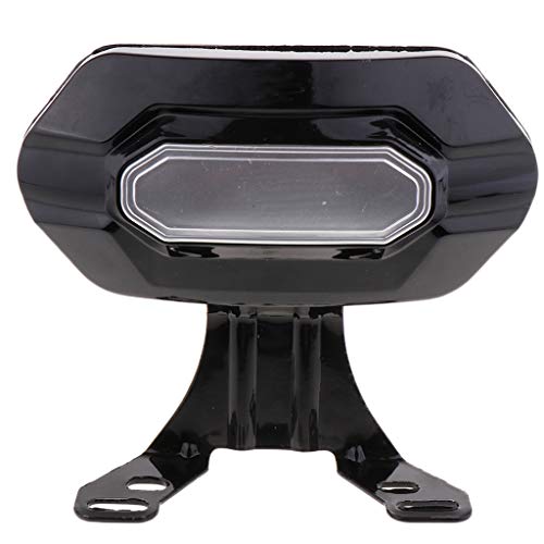 Kesoto Durable Motorcycle Sissy Bar Rear Passenger Back Rest Backrest Pad Cushion Universal Suitable for Motorcycle