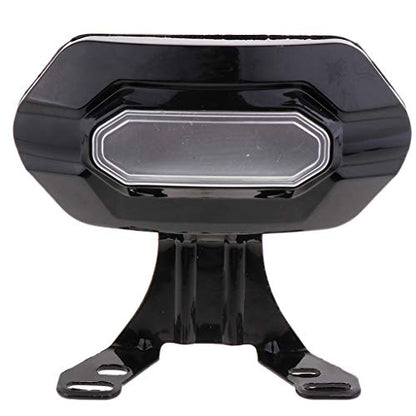 Kesoto Durable Motorcycle Sissy Bar Rear Passenger Back Rest Backrest Pad Cushion Universal Suitable for Motorcycle
