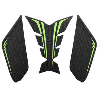 Motorcycle Tank Grip Protector Pads, Anti-Slip Honeycomb Design, Compatible with Suitable for Kawasaki Z900 2017-2025 (green) - color: green