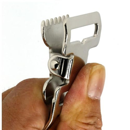 Leather Glove Clips with Metal Hooks - Work Glove Holders for Duty Belts, Electricians And Filming Work Construction - color: Brown