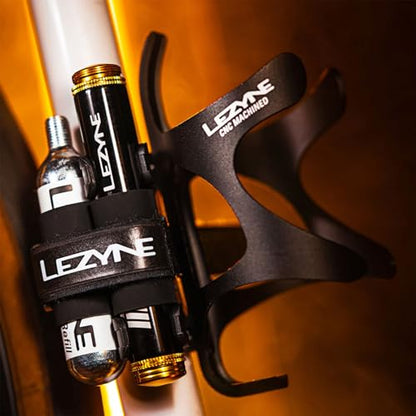 LEZYNE Pro Tubeless Kit | Portable All-In-One Bicycle Tire Repair System with Aluminum Body, Tire Plugs, CO2 Inflator & Stainless Steel Tools | For Road, Gravel & MTB Bikes, Pro Tubeless Kit Loaded - size: Pro Tubeless Kit Loaded