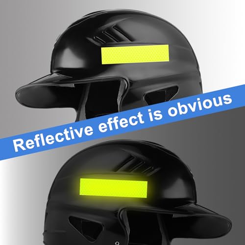 HARFINGTON Reflective Tape High Visibility Adhesive Stickers Outdoor Waterproof for Trailer Bike Car Motorcycle Helmet Mailbox - color: Gold Red