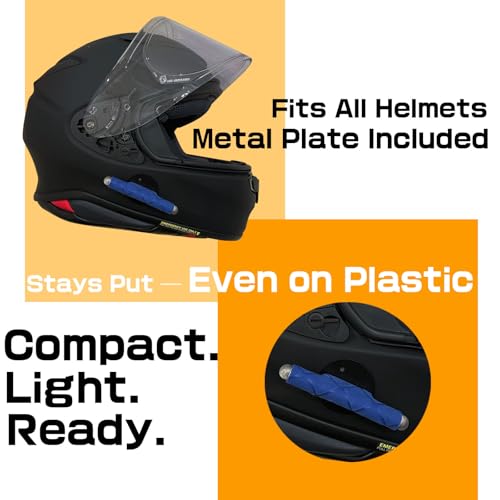 Motorcycle Stylus Pen, Magnetic Stylus for Phone, Glove-Friendly Design, Strong Magnet Hold, Helmet Mount Plate, Anti-Drop Strap, Protective Fuel Tank Film, 5 Colors - color: blue