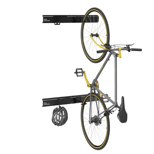ClosetMaid ProGarage Bike Rack Garage Storage Set, Helmet and Utility Hooks, Heavy Duty Wall Mount, 4 Bike Capacity, Black - style: Bike Rack