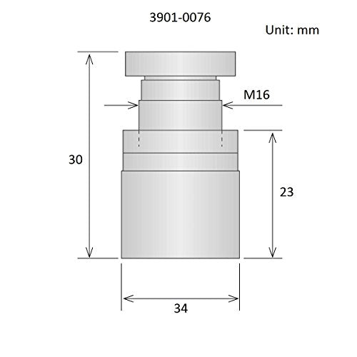 HHIP-3901-0076 Adjustable Screw Jacks (Various Adjustable Ranges 23-30mm to 100 to 140mm) - size: Adjustable Range 23-30mm
