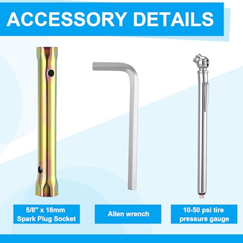 15 Pcs Motocross Tool Kit for Japanese Motorcycles Terrain Vehicles Snowmobiles Include Combination Wrench, Hexagonal Bit, Bits, Sleeve, Screwdriver, Drive T-handle Driver, Drive Adapter