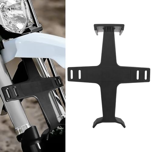 Motorcycle Fork Guard Suspension Support Brace, 11.2" Universal Dirt Bike Fork Saver Transportation Tool, Suspension Guard Protector for Dirt Bike Motocross Supermoto (Black) - color: Black