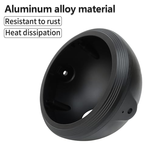 5.75inch CNC Motorcycle Headlight Housing Aluminum Alloy Bucket with CNC Side Mounting Bracket 42-46MM Fork Tube Holder Clamps for Motorcycle - size: 46