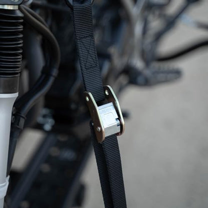 MotoTote SafeLoop Cam Buckle Tie Downs (2,160 lbs. Breaking Load Limit) - Innovative, Locking Straps for Motorcycles & Electric Bikes