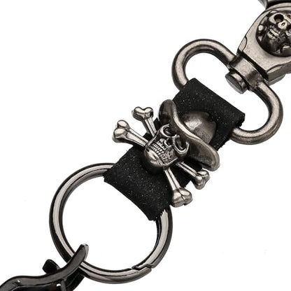 Heavy Duty Glove & Hat Clip with Carabiner, All-Metal Spring Clamp Work Glove Holder for Tool Belt, Harness, Backpack - style: Captain
