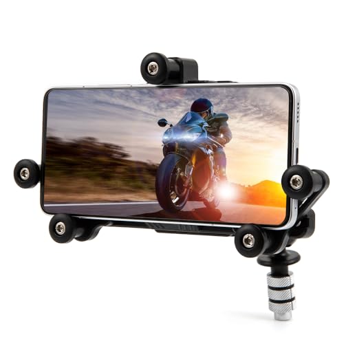 Motorcycle Phone Mount fit for Fork stem Hole 12mm -25mm for GSX-R750 CBR954RR VFR 800 Nin-ja 650 Phone Holder (Type C) - style: Type C
