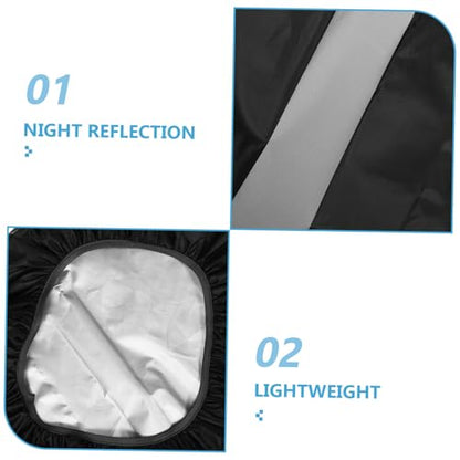 Reflective Hiking Backpack Cover with Elastic Band Rain Protection for Outdoor Adventures Lightweight and Portable Enhanced Night Visibility for Camping and Biking Fits Backpacks