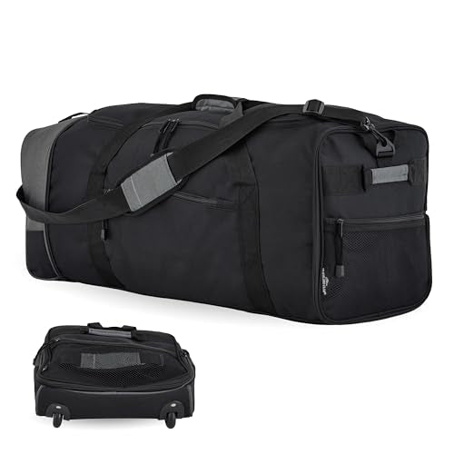 Travelers Club 32" Midgard Expandable Rolling Travel Bag - color: Black