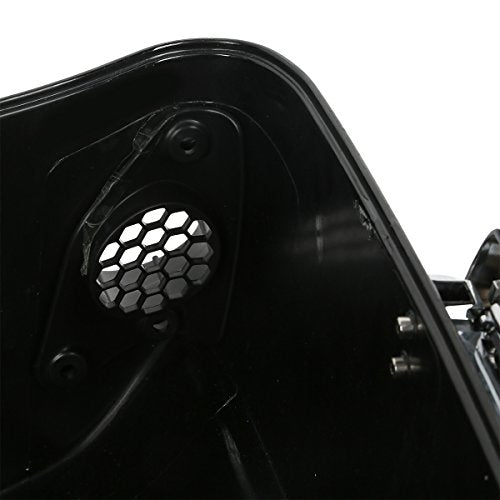 SLMOTO King Tour Trunk Backrest, 13.7" King Trunk Passenger Wrap Around Touring Backrest Detachables Two-Up Mounting Luggage Rack Top Rail Fit for Harley Road King 14-25 - color: AStyle #15