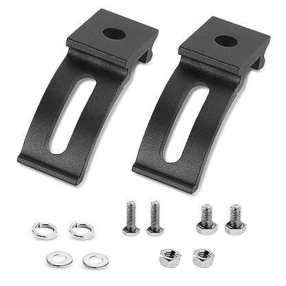 LED Light Bar Mounting Bracket - Mounting Brackets Universal Adjustable Slide Mounted Base for Work Light Bar LED Pod (Pack of 2) - size: Light Bar Adjustable Brackets