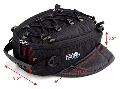 Chase Harper USA 450M Magnetic Tank Bag - RED LINE Fanny Pack Combo - style: 450 Magnetic - Red Line Fanny Pack