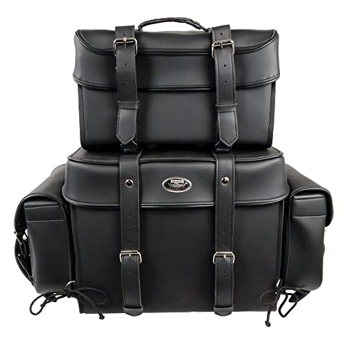 Milwaukee Performance SH65001 Black Large Four Piece PVC Touring Pack with Barrel Bag