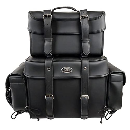 Milwaukee Performance SH65001 Black Large Four Piece PVC Touring Pack with Barrel Bag