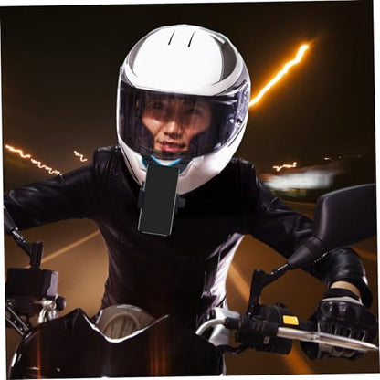 Mikikit Rugged Helmet Camera Mount for Phone Buckle Strap Stable Grip Design for Tough Riding Conditions Reliable Attachment for Uninterrupted Usage - color: Multi