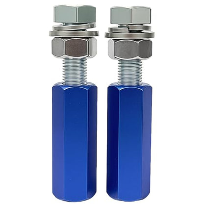 Universal Blue 1/4'' Quick Release Flag Pole Holder-2 Pack | Whip Dune Flag Mount, for Motocross, UTV, ATV, Motorcycle, Boat, Off Road, Aluminum and Steel Material - color: Blue