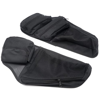 Motorcycle Saddle Bag Lid Organizers Side Case Trunk Storage Gear Bag Pocket Compatible with Honda Gold Wing Tour DCT Airbag 1800 GL1800 F6B GL 1800 2018-Up (A Pair of Bags)