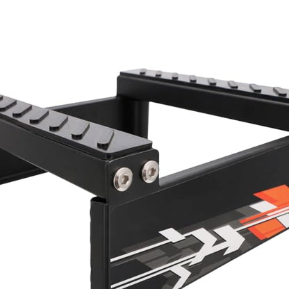 Dirt Pit Bike Stand 1100 lbs Load Capacity Detachable Lift Maintenance Universal Stand for Surron MX Moto Tuttio Motocross Enduro Dual Sport Ebike Steel Heavy Duty Anti Slip Panel Hoist