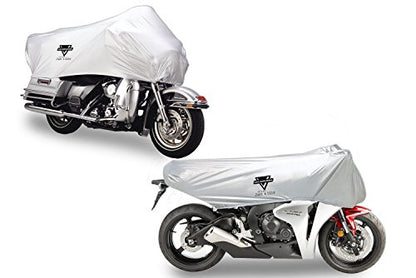 Nelson Rigg XL Motorcycle Half Cover All-Weather, 100% Waterproof, Taped Seams, Free Stuff Sack, Fits most Touring motorcycles Harley Davidson Ultra or Honda Goldwing - size: X-Large
