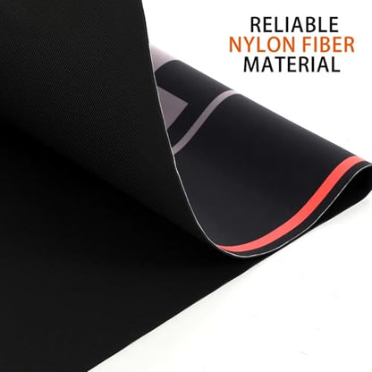 Drydiet Motorcycle Mat Garage Floor Rug Washable Parking Mats for Garage Floors Non Slip Oil Absorbent Pad Rubber Backing Layer Protects Floor(Track Style,78 x 31 Inch) - size: 78 X 31 Inch, style: Track Style
