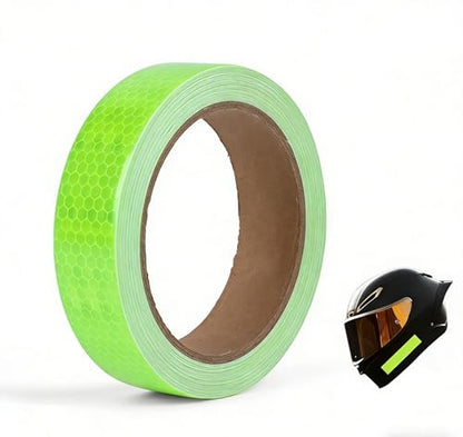 Reflective Tape, 1 Inch X 30 Ft, Fluorescent Green - size: 1" x 30ft