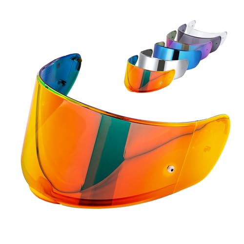 Strada 2 Visor for Sedici Strada 2 and for Strada 3 Face Shield Helmet Visor Accessories for FT2 VECTOR FF801 FF397 (Chrome Red) - color: Chrome Red