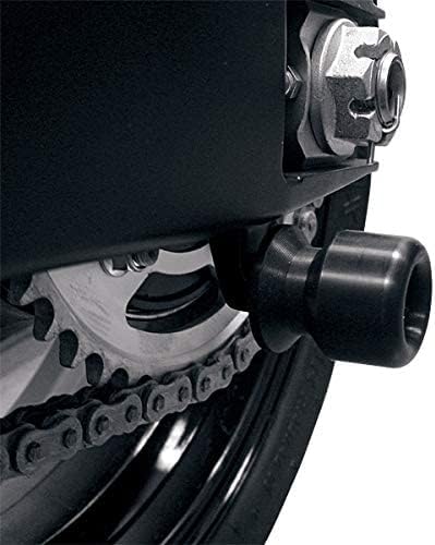 Pro-Tek Swing Arm Spools Sliders Made For 2015 2016 2017 2018 Yamaha FJ-09 FJ-9 FJ9 FJ 09, 6mm Spools with Black Acetal Pucks (Black)