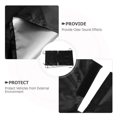 STOBAZA Waterproof Electric Bike Cover 72x250cm with Rainproof Dustproof Protection for Motorcycles, Scooters, and Bicycles Outdoor Weather Shield