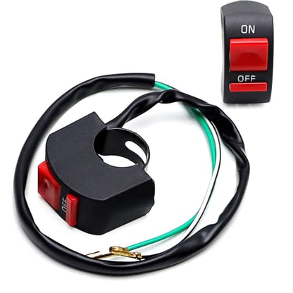 iJDMTOY Universal Fit 7/8-Inch Handlebar Separated Flip On/Off Switch, Compatible with Motorcycle Dirt Bike ATV UTV Lights (Headlight, Fog/Driving Light, Light Bar) or Horn, etc - style: Separate Switch