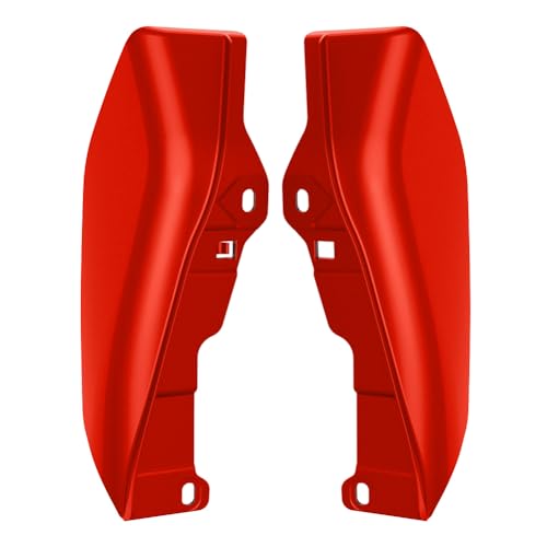 Mid Frame Air Deflectors Heat Shield Fit for Harley Touring 2009-2026 Rally Red - color: Rally Red