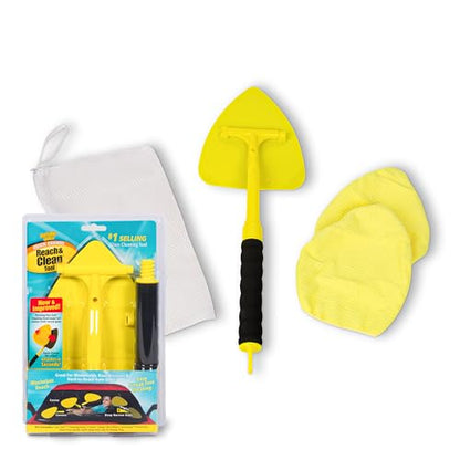 Invisible Glass 95160 Reach & Clean Windshield Cleaning Tool and Car Window Cleaner Tool for Interior and Exterior Auto Glass, Trucks, SUVs, RVs and Home Windows with 2 Microfiber Pads and Storage Bag - size: 1 Count (Pack of 1)