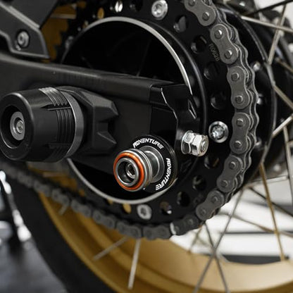 Compatible with KTM 390 790 890 1050 1090 ADVENTURE 2022-2024 2025 2026 CNC Motorcycle M10 Swingarm Spools Sliders Stand Screw (Orange) - color: Orange