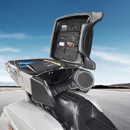 Tour Pack Trunk Lid Organizer Bag Pouch Fit for Street Glide Road King Road Glide Electra Glide Touring Travel