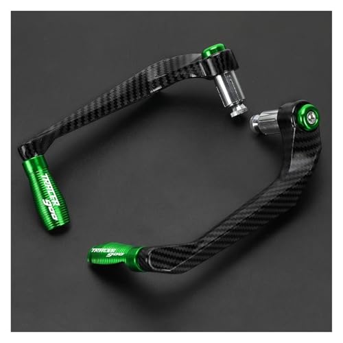 For TRACER900 Tracer 900 900gt 2018-2024 2022 Motorcycle Accessories Handlebar Grips Guard Brake Clutch Levers Protector(Verde) - color: Verde