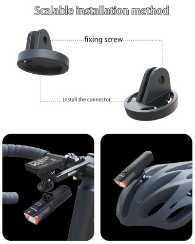 Kingkong X7MAX Bike Light, Super Bright High/Low Beam Modes, Garmin & Wahoo Compatible, Replaceable 18650 Battery, USB Rechargeable Waterproof Bicycle Headlight for Road & Mountain Night Riding