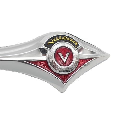 Motorcycle Chrome Fuel Oil Gas Tank Emblem Badge 3D Decals Stickers Fit for Kawasaki Vulcan 900 VN 900