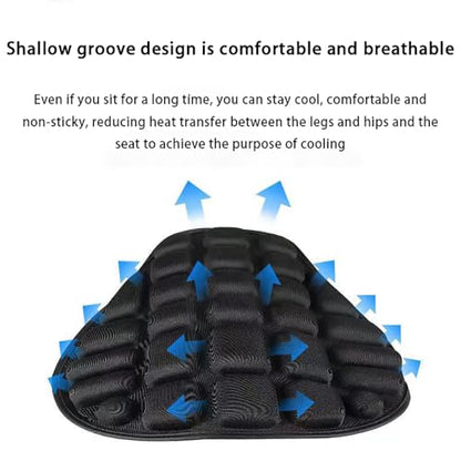 Motorcycle Seat Cushion for Kawasaki KLR 650 1987-2024-pr, Comfortable Breathable Shock Absorption Motorcycle Seat Pad Soft Motorbike Seat Cushion for Long Rides