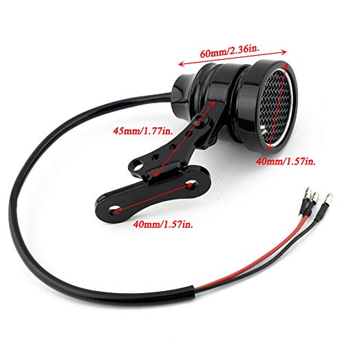 Motorcycle Integrated LED Motorcycle Rear Brake Stop Running Mini Bullet Tail Light Mounting Bracket For Custom Fender Cafe Racer Chopper