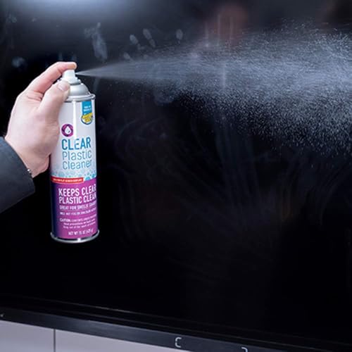 Invisible Glass 91014-4PK Clear Plastic Cleaner – Cleans and Protects Plastic on Electronics, Appliances, Eyewear, Cars, Trucks, RVs, Boats & More, Helps Prevent Fog and Static – 19 oz (Pack of 4) - size: 19 Ounce (Pack of 4)