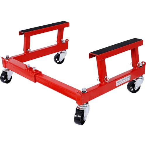 Rolling Engine Cradle, ATV Motorcycle Engine Cradle Dolly with Wheels, 1500 LBS Capacity Motorcycle Dolly, Heavy Duty Racks for Motorcycle Maintenance and Engine Stand - color: A