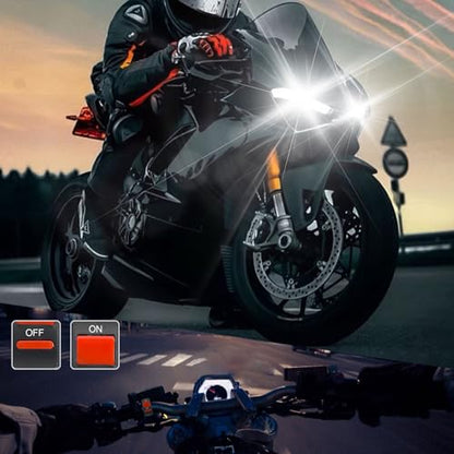 DZG Motorcycle LED Light Wiring Harness Kit 12V 2 Leads 30A in-line Fuse 40A Relay ON Off Switch 18AWG for Fog Lights Light Bar Driving Lights Auxiliary Work Lights