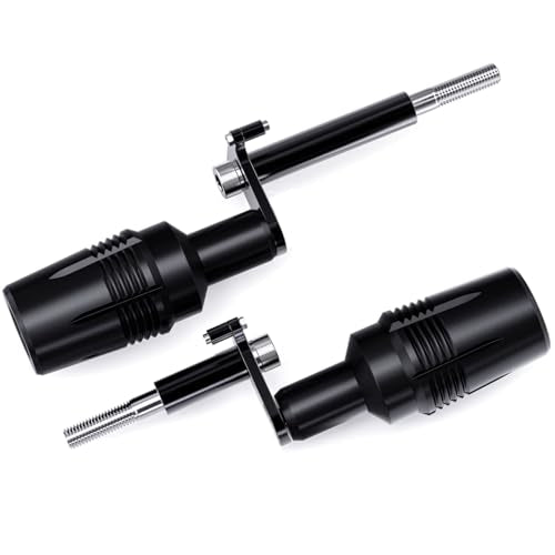 Compatible with Ninja 500 2025 Z500 2024 Ninja400 2023 Z400 Z 400 2018-2023 2024 CNC Motorcycle Frame Sliders Crash Pad Falling Protection - color: POM Black